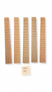 5pc Indian Rosewood Fingerboard 24.75" Scale, 12" Radius and 22 Frets Lot 231