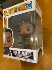 Black Panther Erik Killmonger Funko Pop Vinyl Figure #278 New Marvel Toy - NEW