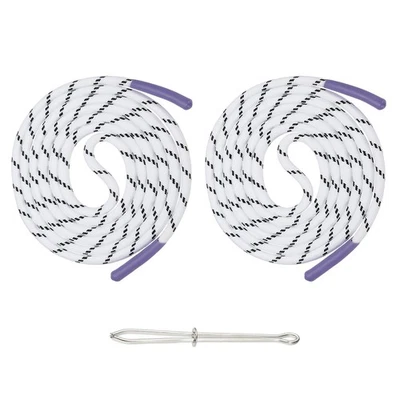 2pcs 53inch Drawstring Cords Hoodie String with Easy Threader, Purple