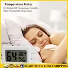 Mini Digital LCD Temperature Humidity Meter Thermometer (White Fahrenheit) .