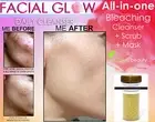 FACIAL GLOW NATURAL DAILY CLEANSER SCRUB & MASK ACNE SCAR LIGHTENING SOAP