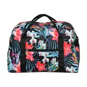 Tosca Fashion Tote / Overnight Bag - Black / Multi-Coloured