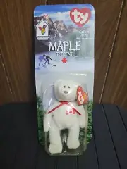 Maple The Bear -1999 McDonald's Ty Beanie Baby With Rare Errors 1993/OAKBROOK