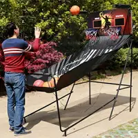 在飛比找樂天市場購物網優惠-投籃機 乃力雙人投籃器籃球投籃機電子自動計分籃球架兒童游戲籃