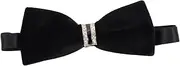 [MOBUTOFU] Men's Bow Tie Black Tie Dress Ties Mens Dress Tie Ties for Men Black Bowtie Mens Ties Men Tuxedo Bow Tie Bow Ties for Boys Men Formal Bow Tie Pre-tied Bow Tie Velvet Cloth