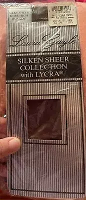 Laura Gayle Knee High One Size Quick Silver Silky Sheer NEW Career Office