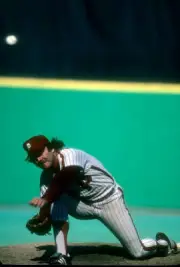 Pitcher Tug Mcgraw Of The Philadelphia Phillies 1980 Baseball Photo 8