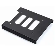 Aywun 2.5' to 3.5' Bracket Metal. Supports SSD. Bulk Pack no screw. *Some cases may not be compatible as screw holes may required to be drilled.
