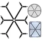 2Pack Sheet FastenersAdjustable Elastic Fitted Sheet Straps Crisscross Bed Sh...