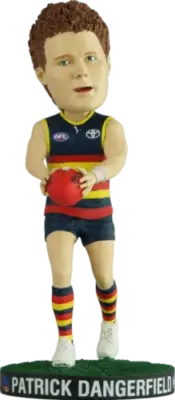 PATRICK DANGERFIELD 8" 20.3cm Adelaide Crows Bobble Head Statue Figure AFL