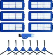 Replacement accessory for Eufy RoboVac 11S Max / 15C Max / 30C Max / G10 Hybrid / G20 / G30 Edge vacuum cleaner, with 4 HEPA filters, 4 side brushes, 1 roller brush, 1 cleaning brush