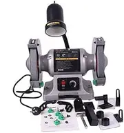 GOWE Variable Speed Bench Grinder 200mm 370w Sander 220v/50hz Disc Grinder including 40w work light