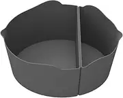 COLLBATH Multi-use Slow Cooker Liner 2-Slot Silicone Insert Leakproof Washable for Separating Ingredients Great for Family Gatherings