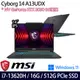 MSI 微星 Cyborg 14 A13UDX-068TW(14吋/i7-13620H/16G/512G PCIe SSD/RTX3050/W11 電競筆電