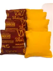 8 Cornhole Bag Set Corn Hole Toss Washington Commanders YW