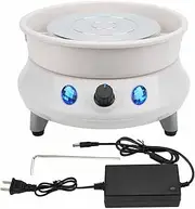 Electric Pottery Wheel Humanized Design Compact Structure 200 Rpm Mini Pottery Wheel Suitable for Pottery DIY Shop 100-240V, Compact Structure and Stable Rotation Suitable for School Teaching(#1)