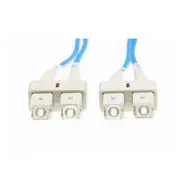 10M Sc Sc Om1 Fibre Optic Cable Duplex Lszh Patch Leads Blue