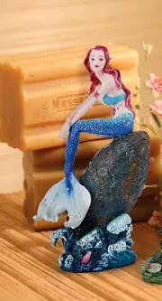 Toscano Melody's Cove Mermaid Collection Statue, Full Color New