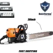 Holzfforma G660 92cc Chainsaw Power Head Wrap Around Handle Bar With 28inch Bar
