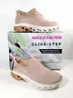NIB Skechers Women's 8, Glide Step Daily Spark, Rose, Glitter Heel, Stretch Fit