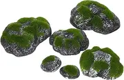 GLEAVI 1 Set Artificial Moss Stones for Terrariums Indoor Outdoor Decoration and Resilient Faux Grass Craft for Landscaping and Bonsai Projects Decor