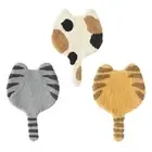 Cartoon Kitten Seat Cushion Plush Chair Pad With Realistic Furry Tail Detail