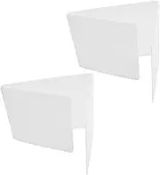 HAPINARY 2pcs Desk Divider Board for Students Countertop Barrier Sneeze Guard Easy Setup Enhances Safety and Professionalism Classrooms