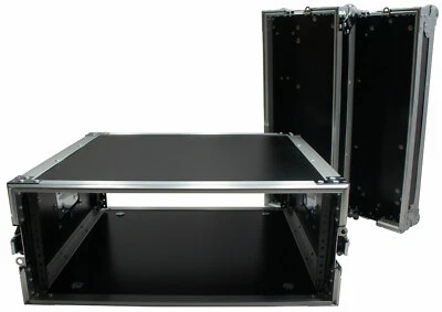 Harmony Cases HC4UAD DJ Flight Amp 4U Rack Space Road Travel Amplifier Case