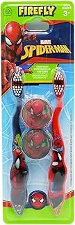 FIREFLY Spiderman Toothbrush Twin & CAPS