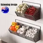 Onion Ginger Garlic Storage Rack Condiments Spice Drain Basket Kitchen AU