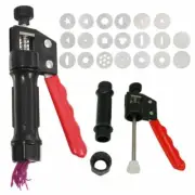 20 Discs Polymer Clay Extruder Craft Gun Set Sculpey Sculpting Sugarcraft Tools