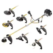 NNEMB 65CC Brushcutter Whipper Snipper Trimmer Brush Cutter Multi Pole Tool