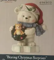 Jim Shore PINT SIZED POLAR BEAR FIGURE-BEARING CHRISTMAS SURPRISES 6011484 NEW