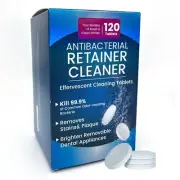 120 Retainer Cleaner Tablets for Aligner, Mouth & Night Guard