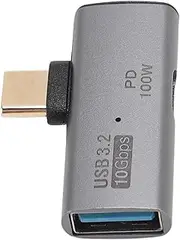 USB C to USB Adapter, PD100W Charging, 10Gbps Data Transfer, OTG Function for Phone Tablet, Laptop Game Console