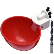 Large Poultry Waterer, Professional Chicken Water Cups for Poultry LANARP Flo...