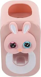 ADOCARN Squeeze Toothpaste Artifact Toothpaste Tube Squeezer Toothpaste Squeeze Tool Bathroom Supply Wall Mount Toothpaste Dispenser Toothpaste Dispenser Plastic Pink