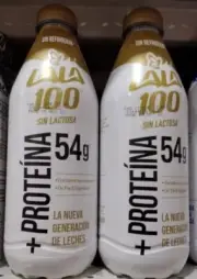 4X LALA LECHE 100 + PROTEINA SIN LACTOSA LACTOSE FREE 4 de 1 LITRO c/u ENVIO GTS