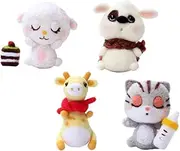 LIFKOME Needle Felt Crafts Kit 4 Sets DIY Doll Material Wool Felting Starter Home Decor Ornaments