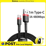 Baseus Cafule Cable USB to Type-C 3A 480Mbps Charging Cord 1m