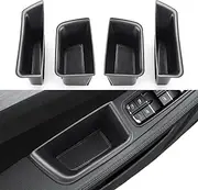 MARCHFA Car Door Tray Organizer Compatible for 2015-2022 2023 2024 Porsche Macan Accessories Interior Car Door Handle Insert Pocket Storage Box