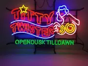 Titty Twister Open Dusk Till Dawn 24"x20" Neon Sign Light Lamp US STOCK