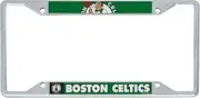 Boston Celtics Team NBA Metal License Plate Frame for Front or Back of Car Officially Licensed (Up Close)