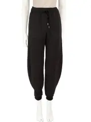 Black Elasticated Sweatpants