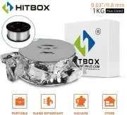 HITBOX Mig Gasless Wire E71T-GS Flux Cored Welding for Carbon Steel 1kg 0.8mm