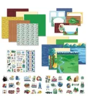 Creative Memories Life at the Lake Bundle 12x12 Paper, Stickers, Borders, & Mats