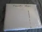 High Country Linens Camden Stripe king flat sheet 260 white Thread count New