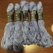 5 skeins of TAHKI COTTON CLASSIC Yarn #3882 Blue