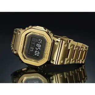 CASIO 卡西歐G-SHOCK 經典金屬藍牙電波腕錶-金(GMW-B5000GD-9 )