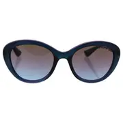 Vogue Vogue VO2870S 2267/48 - Top Transparent Green Violet/Azure Pink Gradient Brown by Vogue for Women - 52-19-135 mm Sunglasses